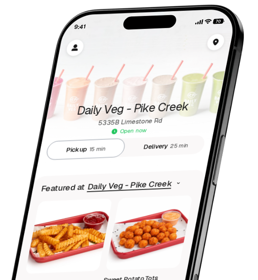 Daily Veg - Pike Creek app preview